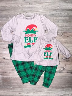 You and your little elf will be matching in the cutest possible way with our adorable Mommy and Me - Mommy & Little Elf Plaid Matching Christmas Pajamas. Cute Pajama Set, Girls Loungewear, Cute Pajama, Cute Christmas Outfits, Girls Christmas Outfits, Mommy And Me Dresses, Matching Christmas Pajamas, Cute Pajama Sets, Girls Boutique Clothing