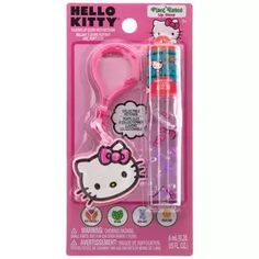 hello kitty pen and scissors set in pink packaging