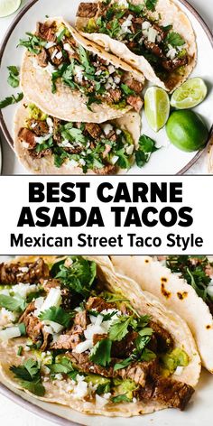 Best carne asada tacos Authentic Carne Asada, Flank Steak Tacos, Street Taco Recipe, Street Taco, Authentic Mexican Recipes, Asada Tacos, Carne Asada Tacos, Steak Tacos