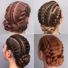 Ren Faire Braids, Warrior Braids Woman, Crazy Braids Hairstyles, Hockey Hairstyles, Elf Braids, Fun Hairdos, Fem Hairstyles, Ballroom Hairstyles, Ombre Hairstyles