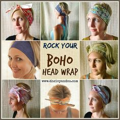 BOHO Wrap Monthly Subscription – Ivy & Co. Headbands With Short Hair, Boho Headbands, How To Wear Headbands, Boho Head Wrap, Headbands For Short Hair, Apron Sewing, Bohemian Headband, Parenting Organization, Hair Scarf Styles