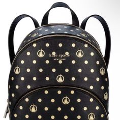 Sold Out Online!! Nwt Kate Spade X Disney World 50th Anniversary Backpack Limited Edition New Disney World Merchandise, 50th Anniversary Logo, Walt Disney World 50th Anniversary, Disney World 50th Anniversary, Chic Backpack, Kate Spade Disney, Disney Handbags, Disney Shop, Small Backpack