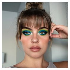 Teal Eyeshadow Looks, Julia Adams, 2024 Makeup, Teal Eyeshadow, Disco Makeup, Makeup 2024, 70s Makeup