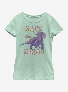 60% Cotton  40% PolyesterWash cold; dry lowImportedListed in youth sizes Jurassic Park T Shirt, Dinosaur Tee, Tops Graphic, Kids Outfits Girls, Big Girl, Jurassic World, Jurassic Park, Relaxed Style, Girls Tshirts