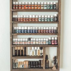 Essential Oil Rack, Essential Oils Organization, Nail Polish Shelf, Oil Rack, Nail Polish Holder, Essential Oil Holder, Ideas Habitaciones, Nail Polish Storage