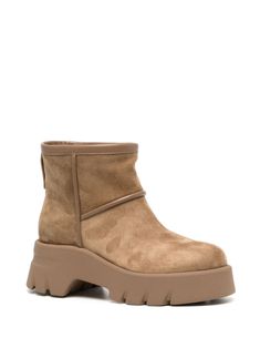 Looking for a pair of boots that blend comfort and style effortlessly? These beauties are your go-to for chilly days with their cozy faux-shearling lining and easy slip-on design. Trust me, you'll love that chunky rubber sole for both stability and that chic, laid-back vibe. Camel brown calf suede Faux-shearling lining Slip-on style Round toe Branded insole Chunky rubber lug sole Villain Quote, Leather Cap, Boot Pumps, Sneaker Heels, Suede Ankle Boots, Lug Sole, Suede Boots, Gianvito Rossi, Mens Shoes Sneakers