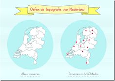 two maps showing the location of different towns in scotland and northern england, with red dots on