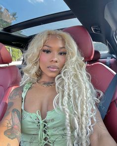 Blonde Dreads, Blonde Braids, Locs Hairstyles, Long Curly Hair, Black Girls Hairstyles, Aesthetic Hair, Black Women Hairstyles