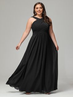 This A-line Straps Chiffon Plus Size Bridesmaid Dress is perfect for any formal occasion. It features an A-line silhouette, adjustable straps and a lightweight chiffon fabric for a comfortable and elegant look. The plus size cut makes it the ideal choice for curvier bridesmaids. Small Sizeâ†?a href="https://www.cicinia.com/products/aliyah-a-line-straps-chiffon-bridesmaid-dresses">US0-US16 Military Ball Dress, Plus Size Bridesmaid Dresses, High Neck Prom Dress, Wedding Gown Styles, Prom Dress Plus Size, Military Ball Dresses, Plus Size Prom, Plus Size Bridesmaid, Prom Dresses 2019