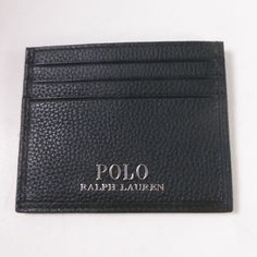 Polo Ralph Lauren Card Case Pebbled Racing Green Leather Pony Debossing Metal Polo Badging 3 Side Card Slots On Each Side Center Pouch At Top Varsity Style Trimming 4” Wide, Just Over 3” Tall Great As Minimalist Wallet Or For Cards Brand New With Tags Pricing Is Fair And Quite Firm . Please Let Us Know If You Have Any Questions. Classic Leather Card Holder With Embossed Logo, Casual Leather Card Holder, Leather Wallet With Embossed Logo For Daily Use, Leather Wallet With Embossed Logo For Everyday Use, Leather Wallets For Business, Casual Leather Card Holder With Interior Slots, Rectangular Leather Wallet With Pebbled Texture, Casual Leather Rectangular Card Holder, Casual Leather Card Holder With Card Slots