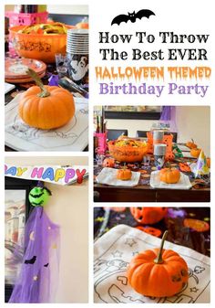 how to throw the best ever halloween themed birthday party