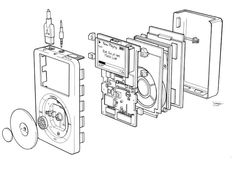 three different types of electronic equipment