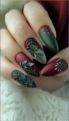 Nail Outfits, Bee Nails, Nails Trending, Witchy Nails, Christmas Nails Easy, Holiday Nail, Nail Design Inspiration, Nail Swag, Trendy Nail Art