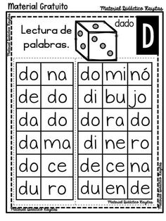 the letter d worksheet for children to practice their handwriting and spelling with dices