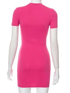 The Embroidered Heart Bodycon Mini Dress is an ideal choice for a fun night out or a romantic date. This bodycon mini dress is designed to hug your curves perfectly, offering a slim fit and flattering silhouette. The dress features a stylish O-Neck and falls to an above-knee length, making it both elegant and alluring. Elasticity: High Stretch Sleeve Style: Regular Fit Type: Slim Silhouette: Sheath Neckline: O-Neck Decoration: Embroidery Dress Length: Above Knee, Mini Material: Polyester and Spa Embroidered Heart, Coral Red, Long Sleeve Romper, Bodycon Mini Dress, Red Fashion, Denim Top, Pink Heart, Infant Tees, Pink Dress