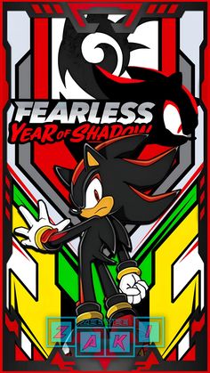 an image of a cartoon character with the words fearless year of shadow