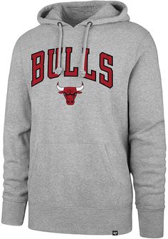 Put your Bulls spirit on display in this Chicago Bulls Long Sleeve Hoodie! You'll be cozy on game day in this Chicago Mens Grey Pregame Headline Hooded Sweatshirt. This Bulls Long Sleeve Hoodie features a screen print mascot name over logo. Wear your Chicago Bulls spirit with pride in this great Mens Hooded Sweatshirt! Made from mid-weight brushed fleece, Soft interior, Heavy ribbed details, Vibrant graphic, Front kangaroo pocket, Tumble dry on Low heat, Wash cold, Unisex, Fit: True to Size, 60% Sporty Fleece Hoodie For Fan Merchandise, Sporty Fleece Hoodie For Fans, Sportswear Hoodie For Fan Merchandise, Throwback Hoodie For Sports Season Fan Merchandise, Sports Season Fan Gear Hoodie, Sportswear Hoodie With Team Logo For Sports, Sports Fan Apparel Hoodie, Casual Sports Season Hoodie For Fans, Fleece Hoodie For Sports Events During Sports Season