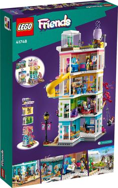 the lego friends house is in its box