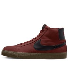 864349-204 Fall Streetwear Sneakers With Rubber Sole, Nike Casual High-top Sneakers For Sports, Nike Mid-top Skate Shoes With Cushioned Footbed, Casual Nike High-top Sneakers For Sports, Brown High-top Sneakers With Vulcanized Sole For Sports, Casual High-top Sneakers With Gum Sole For Sports, Nike Casual High-top Lace-up Sneakers, Nike Casual Lace-up High-top Sneakers, Sporty Red Sneakers For Fall