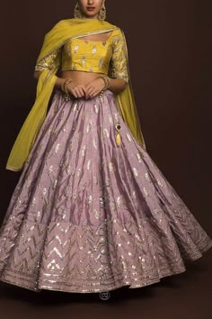 Lehenga For Kids, Purple Lehenga, Womens Bridesmaid Dresses, Indian Lehenga Choli, Yellow Lehenga, Designer Bridal Lehenga, Indian Gowns Dresses