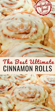 the best ultimate cinnamon roll recipe is made with only 3 ingredients and it's so easy to make