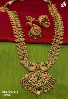 Gold Mango Haram Designs, Gold Mango Haram, Mango Haram Designs, Haram Designs, Gold Jewelry Outfits, Gold Jewelry Simple Necklace