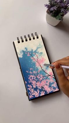 Cherry blossom 🌸 painting Sakura Painting, Sakura Art, Sky Art Painting, Folding Origami, Art Painting Tools, Beautiful Art Paintings, Abstract Art Painting Diy, Canvas Painting Designs, Art Painting Gallery