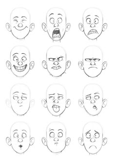 Check out this awesome post: Dibujos de expresiones Cartoon Characters Sketch, Draw Faces, الفن الرقمي, Couple Drawing