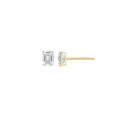 PRICES MAY VARY. HIGH QUALITY SOLID GOLD - Crafted from real 14K or 10K solid gold, our dainty gold studs are tarnish free and 100% hypoallergenic—nickel free, lead free, and safe for even the most sensitive skin. They can be worn in the shower and will endure for years to come. EXQUISITE CUT & SPARKLE - We hand select only the most reflective brilliant-cut cubic zirconia stones for our emerald cut stud earrings. With sparkle and radiance that rivals even the finest diamonds, these minimalist ea Emerald Cut Stud Earrings, Emerald Cut Solitaire, Skin Design, Solitaire Earrings, Solid Gold Necklace, Solitaire Studs, Solid Gold Earrings, Halo Earrings Studs, Classic Earrings