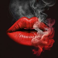 Red And Black Wallpaper, I See Red, Crazy Eyes, Hot Lips, Lip Designs, Art Pics, Art Prompts