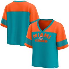 women's miami dolphins nike aqua / orange game jersey