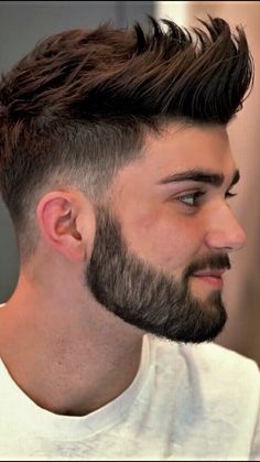 Mens Hairstyles With Beard, Beard Styles Short, Men Hair Color