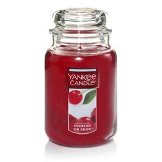 yankee candle cherries on snow large jar