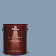 the behr marquee paint is shown in red