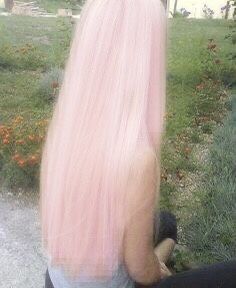 Long Pink Hair, Pastel Pink Hair, Silver Hair Color, Pastel Hair