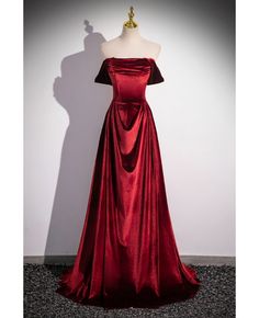 Get 10% off now! Buy elegant off the shoulder burgundy long velvet prom dress two wearings at cheap price online. Free stable shipping and pro custom service since 2009. Velvet Prom Dresses, Orange Prom Dresses, Mermaid Prom Dresses Lace, Velvet Prom Dress, High Low Prom Dresses, Prom Dresses Yellow, Banquet Dresses, Purple Prom Dress, White Prom Dress