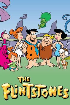 the flintstones cartoon character poster