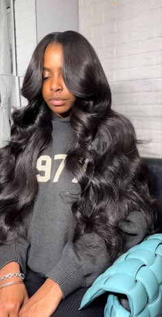 Red Body Wave Wig, Quickweave Hairstyles, Hair Quick Weave, Hair Front, Quick Weaves, Wave Texture, Sew In Hairstyles, Hair Company