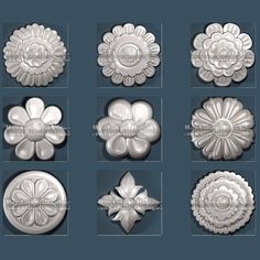 the different types of flower molds