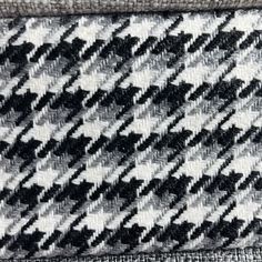 black and white checkered fabric close up