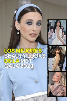 the cover of los mejores beauty looks delamaet galaa 2012, with pictures of models