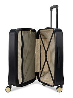 Travel In Style With This Three-Piece Spinner Suitcase Featuring A Diamond Pattern. Set Of Three Top Telescopic Handle Side Handle Expandable Zip-Around Closure Large Mesh Compartments Large Mesh Pocket Compression Straps Eight-Wheel System 10-Year Limited Warranty Absundefined Elegant Rectangular Luggage For Travel, Luxury Travel Cases With Luggage Sleeve, Luxury Cases With Luggage Sleeve For Trips, Elegant Rectangular Travel Luggage, Luxury Rectangular Travel Cases, Luxury Travel Luggage With Rectangular Case, Luxury Rectangular Cases For Trip, Luxury Rectangular Travel Accessories Case, Classic Rectangular Luggage For Trip