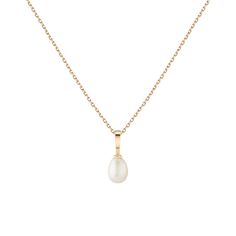 Mini Pearl Drop Necklace