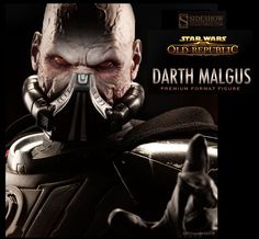 an image of darth malgus from star wars the old republic with text overlay