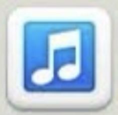 an app icon with music notes on it