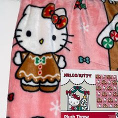 Brand New With Tags Hello Kitty Christmas Throw Blanket 50 X 70 Same/Next Day Shipping Christmas Hello Kitty Blanket, Hello Kitty Christmas Blanket, Hello Kitty Gingerbread, Hello Kitty Bedding, Nike Hoodies For Women, Nike Hoodies, Christmas Hello Kitty, Mexico Wallpaper, Hello Kitty Bed