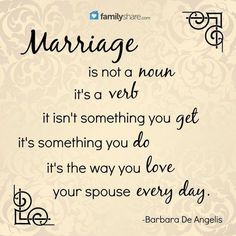 a quote from barbara de angelis about marriage