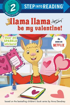 Llama Llama Be My Valentine! (Step Into Reading, Step 2) (Paperback) Children's Books Happier Every Chapter Valentines For Classmates, Writing Picture Books, Picture Clues, Llama Llama, Kids Book Series, Color Book, House Book, Valentine Special, Random House