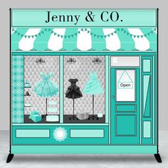 the front of jenny & co's clothing store