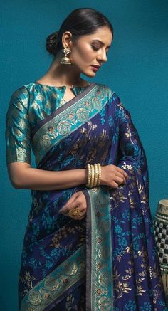 Cost Includes Saree,Unstitched BlouseFall & Edging Work Description: Blue color Saree in Art Silk, Silk fabric with Weaving work Fabric: Art Silk, Silk Work: Weaving Color Family: Blue Style: South Occasion: Traditional Saree Dimension: 530 Cm x 110 Cm ( L x W) Blouse Length: 80 Cm Approx Washing Instruction: Dry Wash